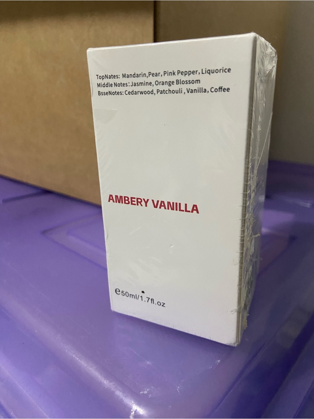 Ambery Vanilla 50ml Eau de Parfum -1.7 fl.oz